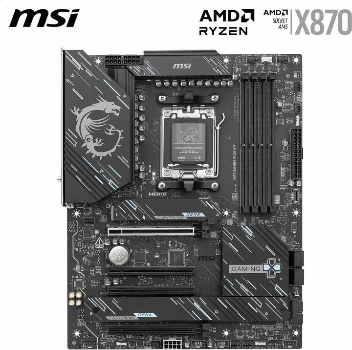 Produktbild MSI X870 GAMING PLUS WiFi (AM5, AMD X870, ATX)