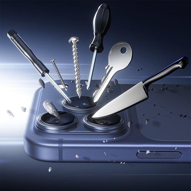 Image du produit PhoneLook Protection caméra antichoc en verre trempé couverture intégrale ultra résistante (Apple iPhone 17 Pro Max)