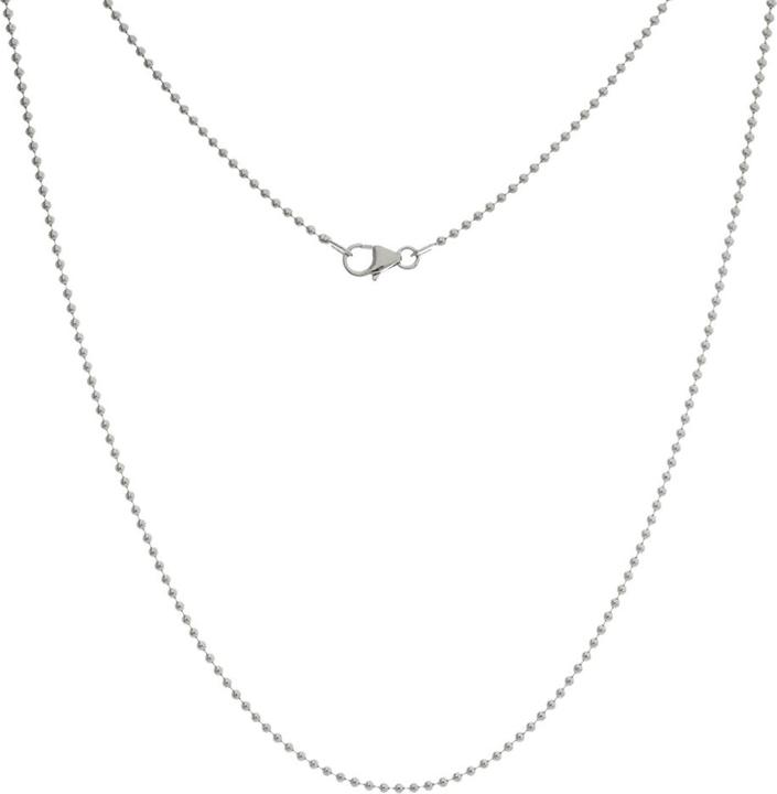 Luxxos Ball chain 1.50 mm in 925 sterling silver (925 Sterling silver, 50 cm)