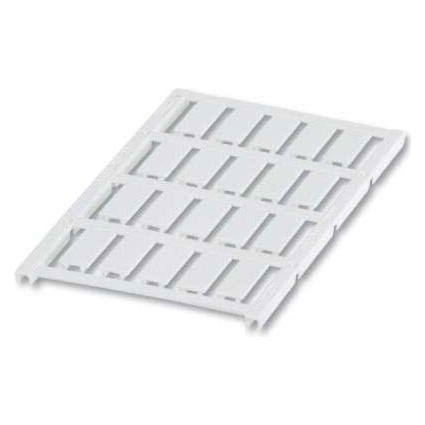 Phoenix Contact Phoenix 0825503 Klemmenstrookmarkeringen 10st Klemmenstrookaccessoires, Kabels + Stekkers, Wit