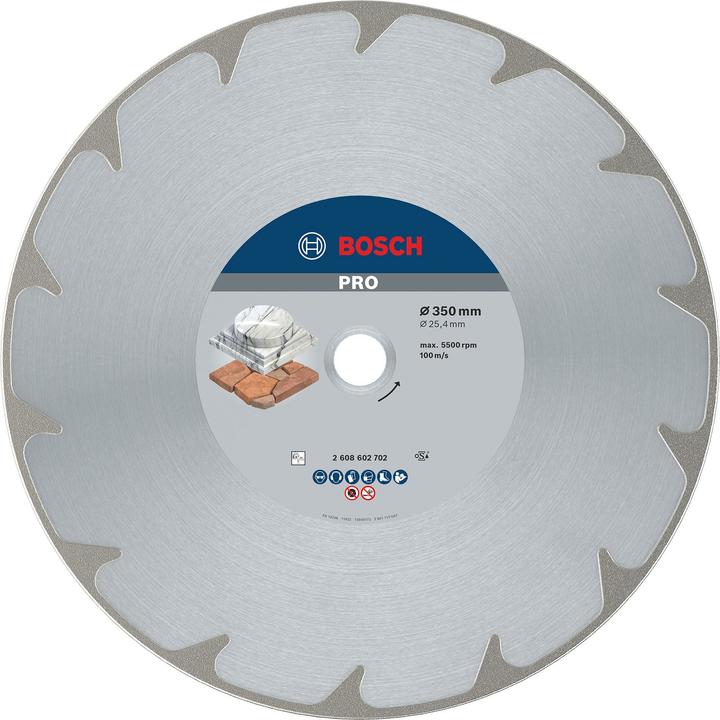 Produktbild Bosch Professional Zubehör PRO Marble Diamanttrennscheibe, 350 x 25,4 mm
