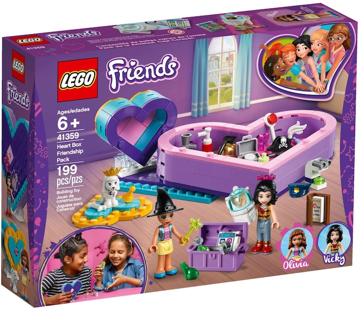 Actual product image LEGO Heart Box Friendship Set (41359, LEGO Friends)