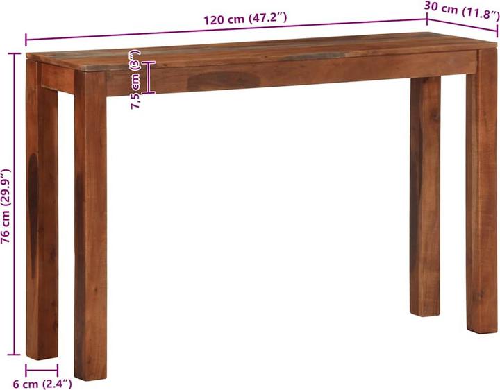 Produktbild vidaXL Konsolentisch (30 x 120 x 76 cm)