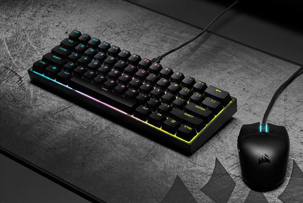 Actual product image Corsair K65 RGB Mini (CH, Cable)