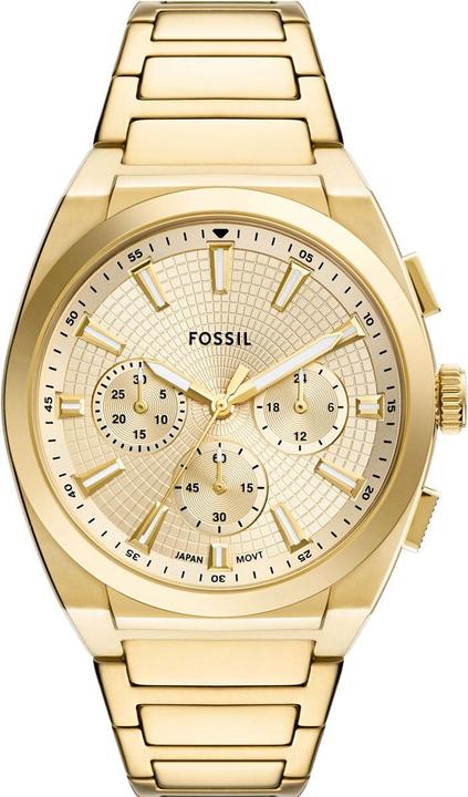Image du produit Fossil EVERETT Heren Horloge 44 mm - Goudkleurig (Chronographe, 44 mm)