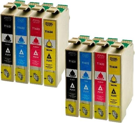 Produktbild Hermex Kompatible Tintenpatrone XL für Epson WorkForce WF-2540WF (M, BK, C, Y)