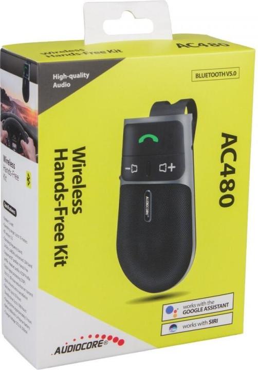 Image du produit Audiocore Kit mains libres sans fil Visor Clip On AC480 (Sans fil)