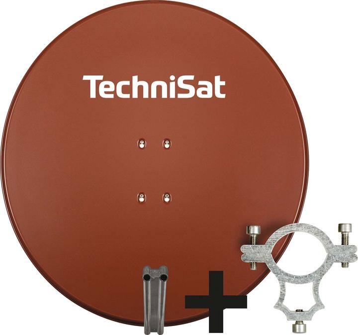 Actual product image TechniSat SATMAN 850 PLUS Satellite Antenna with 40mm LNB mounting clamp (Parabolic antenna, 38.20 dB, 3G / 2G / GSM)