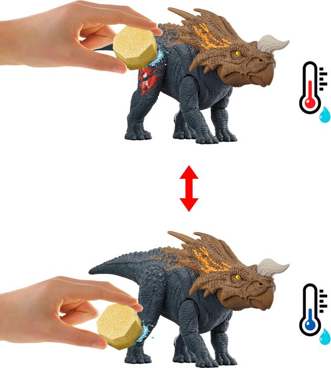 Image du produit Mattel JURASSIC WORLD DINO REVEAL BATTLE PACK Piatnitzkysaurus vs. Einiosaurus