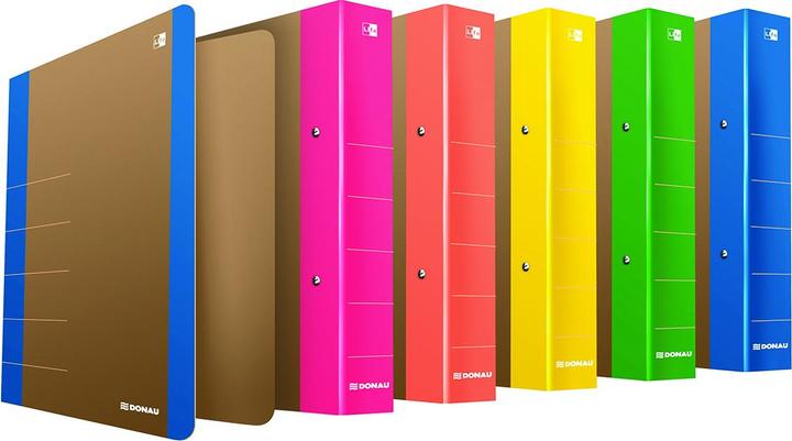 Produktbild Donau Ringbuch 2-Ringe Life gelb (A4, 50 mm, 1 Stk.)