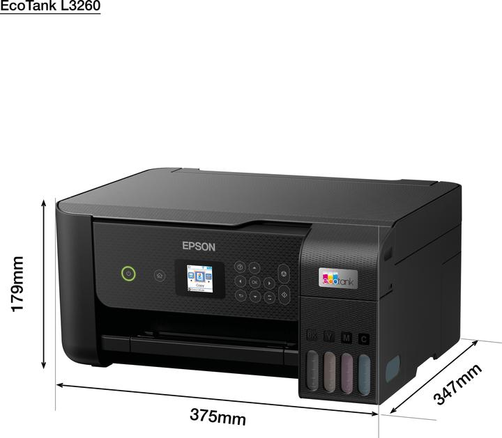 Actual product image Epson L3260 Inkjet DPI WLAN (Ink, Colour)