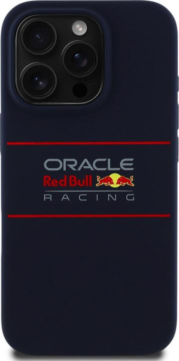 Immagine prodotto Red Bull RBHMP15X24SIHSRV Custodia rigida per iPhone 15 Pro Max 6,7" in silicone blu con logo orizzontale (Apple iPhone 15 Pro Max)