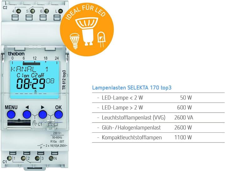 Immagine prodotto Theben TR 612 top3