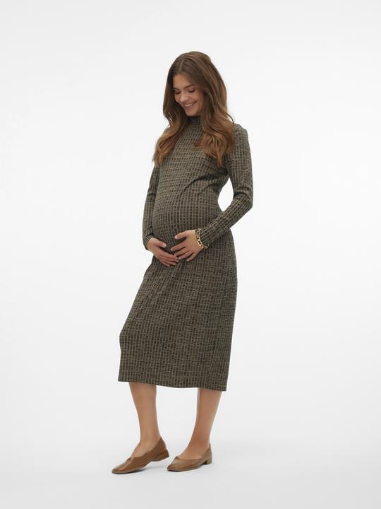 Actual product image Mamalicious Regular fit high neck midi dress dress (L)