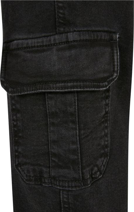 Actual product image Urban Classics Ladies Organic Stretch Denim Cargo Pants - 16966 (27)