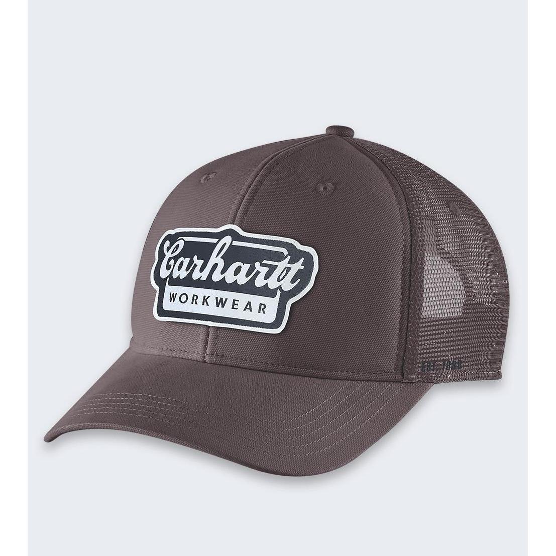 Carhartt, Uomini, Cappellino, Robuste Flex Twill Mesh DARK SEPIA Kappe, Marrone