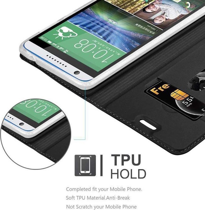 Produktbild Cadorabo Book Classy Style Cover (HTC Desire 820)