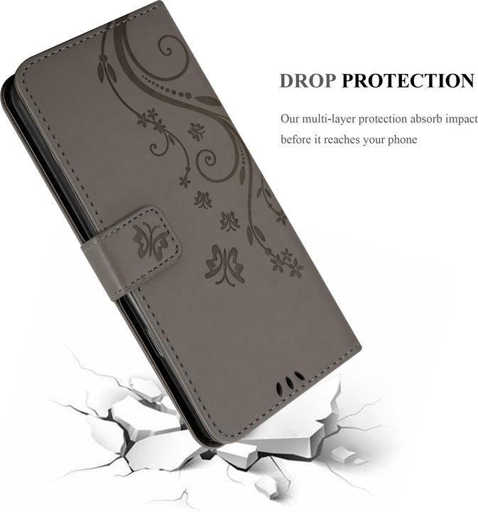 Produktbild Cadorabo Flower Book Cover (Samsung Galaxy A02s)