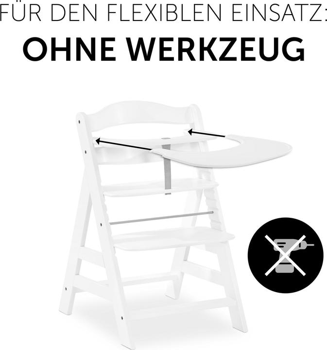 Produktbild Hauck Alpha Click Tray White