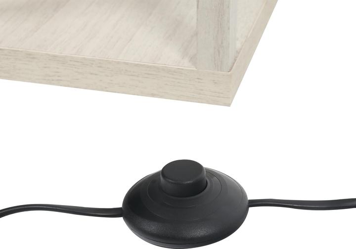 Produktbild Homcom Stehleuchte MDF, Metall Schwarz (E27)