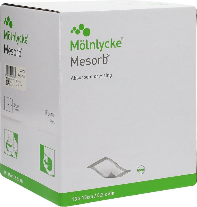 Actual product image Mölnlycke Absorbierender Saugverband 13x15cm steril