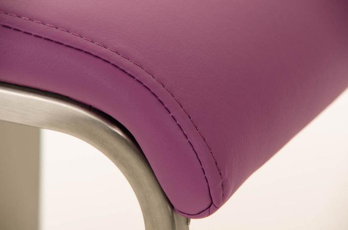 Produktbild Swisshandel24 Barhocker Lameng Kunstleder E78, lila