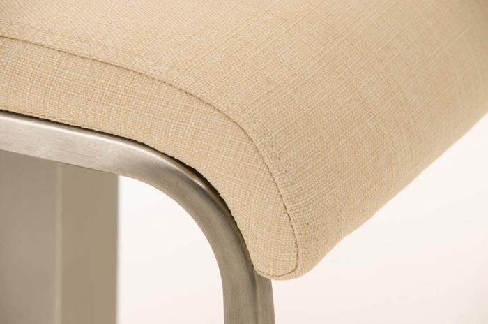 Produktbild Swisshandel24 Barhocker Lameng Stoff E78, creme