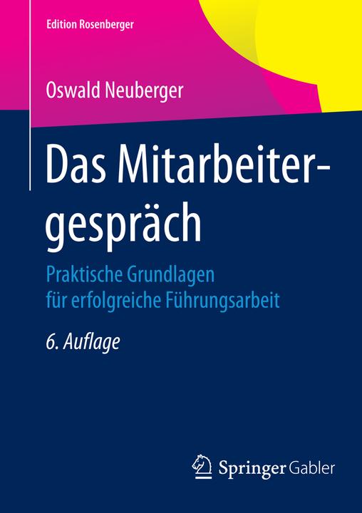 Produktbild Das Mitarbeitergespräch (Deutsch, Oswald Neuberger, 2015)