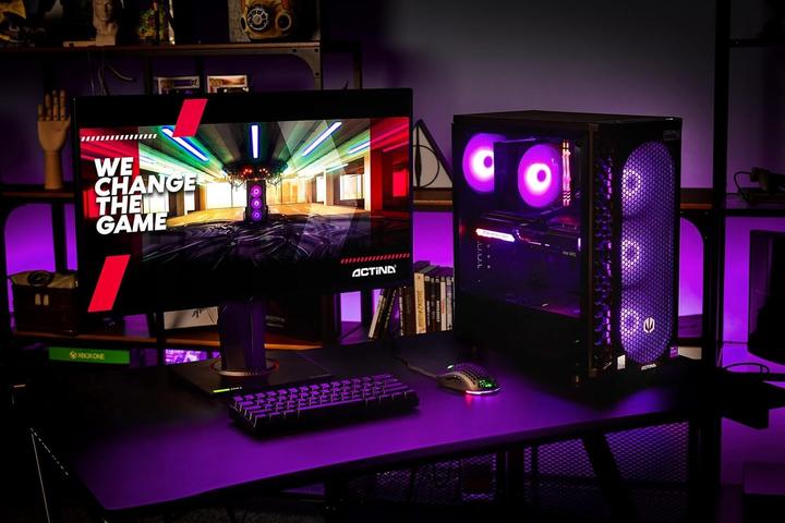 Image du produit Actina Gaming GameOn (1000 Go, 16 Go, AMD Ryzen 5 5700U, GeForce RTX 4060 Ti)