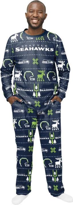 Actual product image Foco Seattle Seahawks Ugly Pajama M (M)