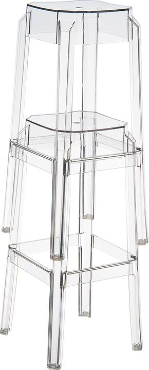 Actual product image CLP Bar stool Fox, white gloss