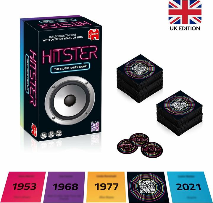 Produktbild Jumbo Hitster UK (Englisch, 2 - 10 Spieler)
