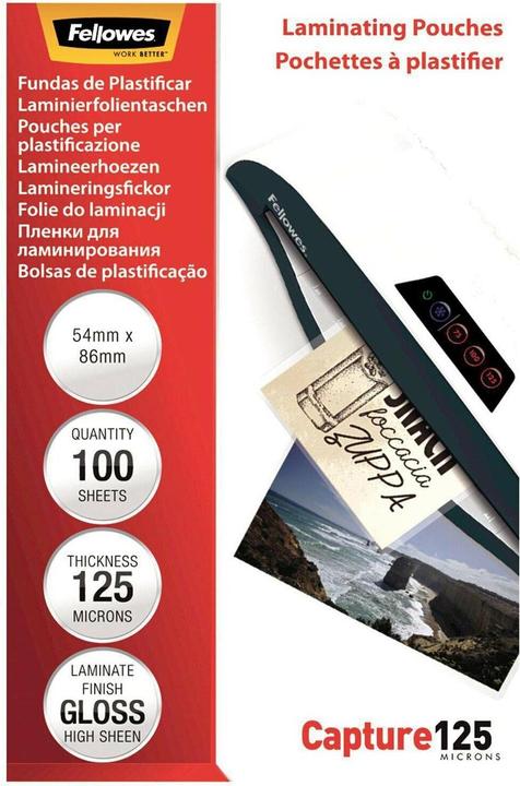 Fellowes Capture 125 (ID-Kartenformat, 100 Stück, 125 µm)