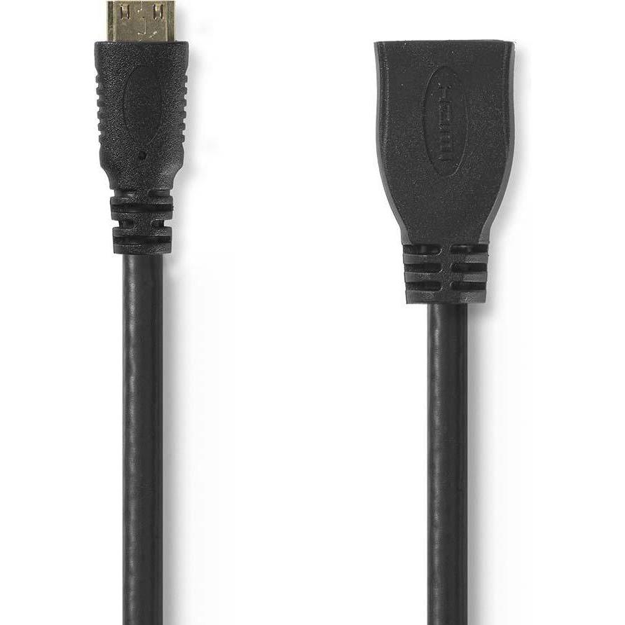 Nedis Videokabel, HDMI-Mini-Stecker (0.20 m, HDMI), Video Kabel