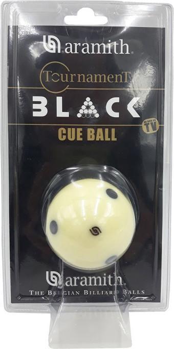 Aramith Match ball white 57.2 Black Dot Tournament