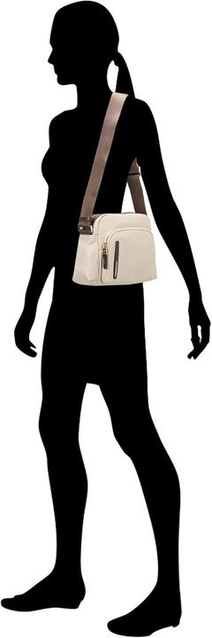 Actual product image Mandarina Duck Midsize Crossover with Adjustable Contrast Strap and Multiple Pockets