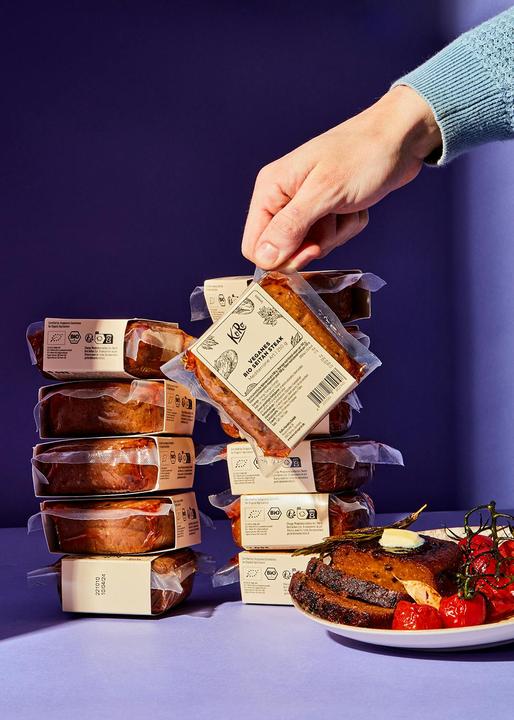 Immagine prodotto KoRo Alternativa di carne a base di glutine di grano, in stile mediterraneo (250 g)