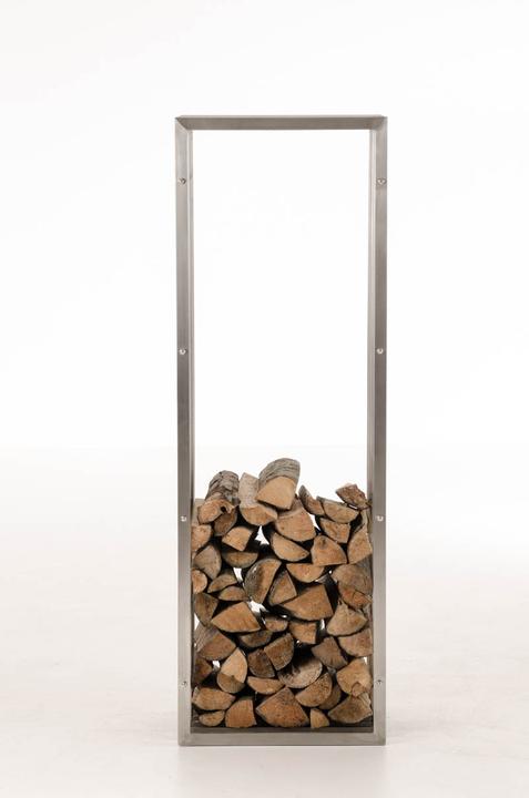 Immagine prodotto CLP Porta legna Irving 40x50x150, acciaio inox (40 x 50 x 150 cm)