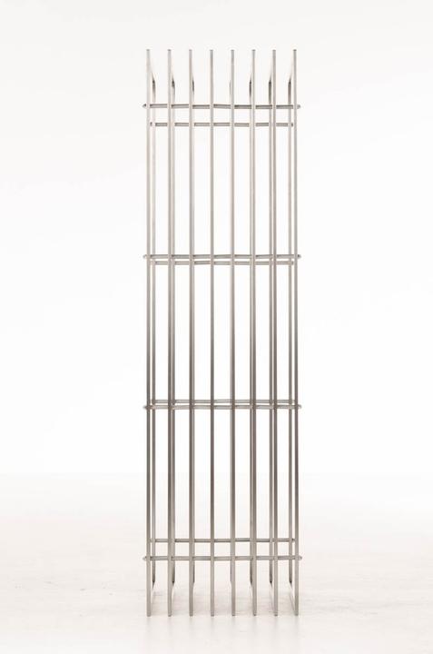 Immagine prodotto CLP Porta legna Irving 40x50x150, acciaio inox (40 x 50 x 150 cm)