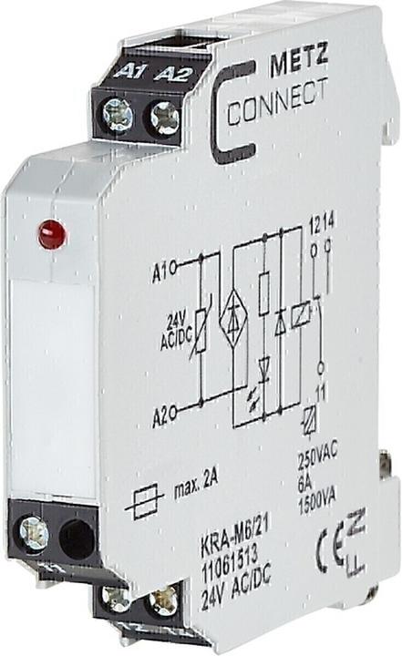 Actual product image Metz Connect KRA-M6/21. product colour: white, operating temperature range: -20