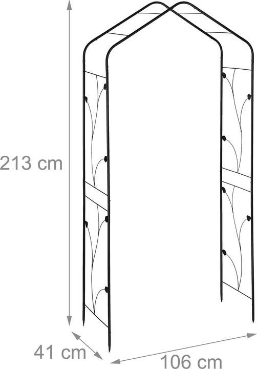 Productafbeelding Relaxdays Rozenboog (41 cm, 106 cm)