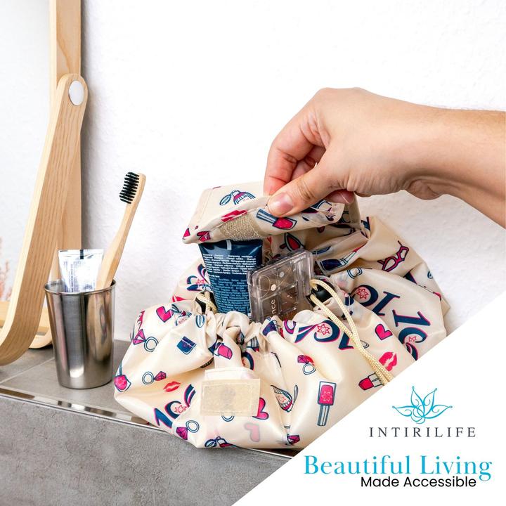 Produktbild Intirilife Kosmetiktasche in CREME GIRLY MOTIV