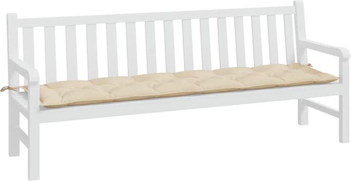 Actual product image vidaXL Garden bench cushion O x ford fabric (200 x 50 x 7 cm)