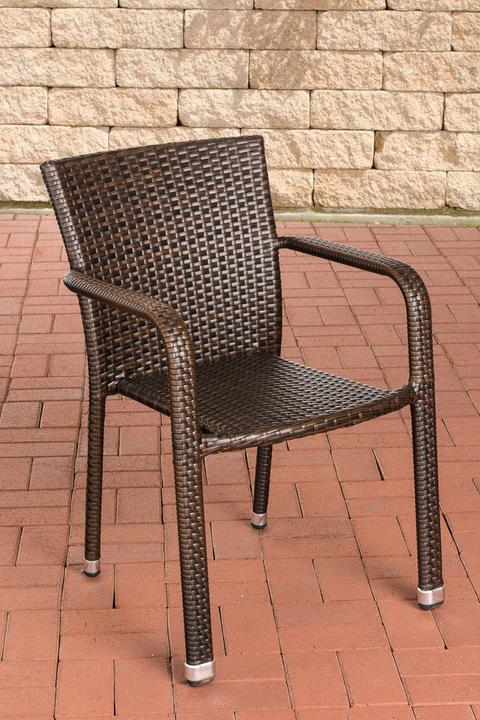 Produktbild Swisshandel24 Polyrattan Stuhl Leonie, braun