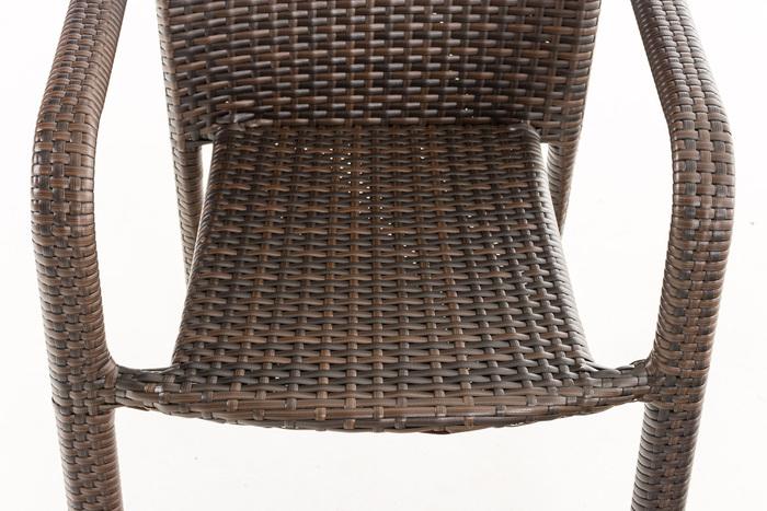 Produktbild Swisshandel24 Polyrattan Stuhl Leonie, braun