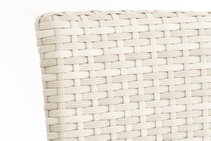 Image du produit Swisshandel24 Chaise en poly rotin Leonie, gris