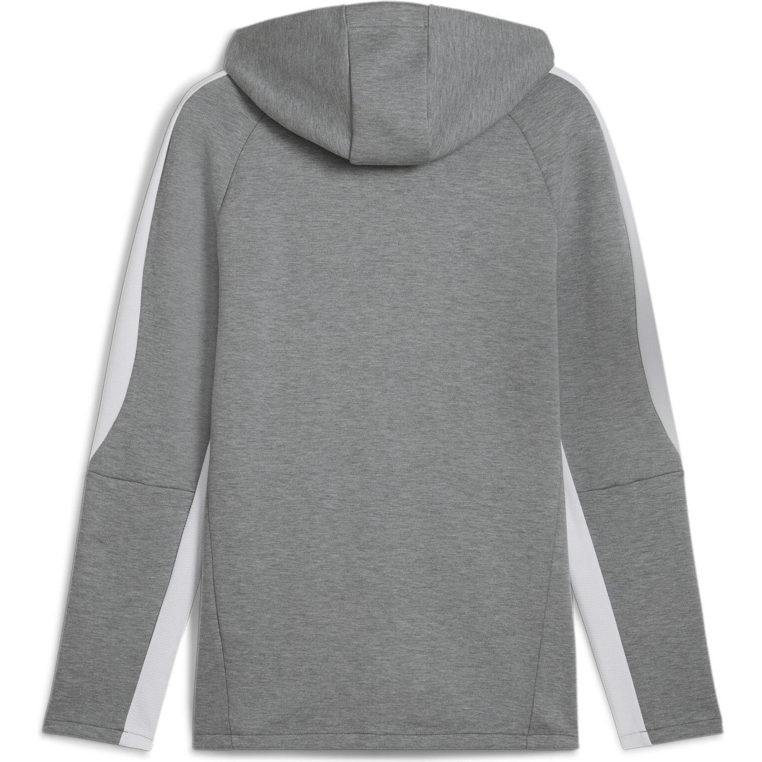 Thumbnail - Puma, Herren, Laufjacke, teamEVOSTRIPE Hooded Jacket (XXL), Grau, XXL