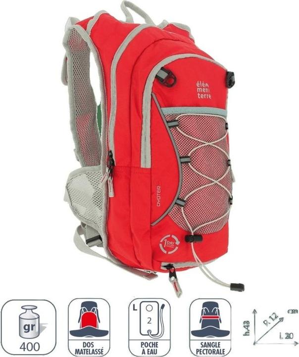 Actual product image Elementerre dyoter 18 l backpack + hydration pouch (18 l)