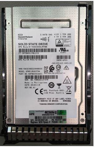 Image du produit HPE SPS-DRV SSD 3.84TB SFF SAS (3840 Go, 2.5")