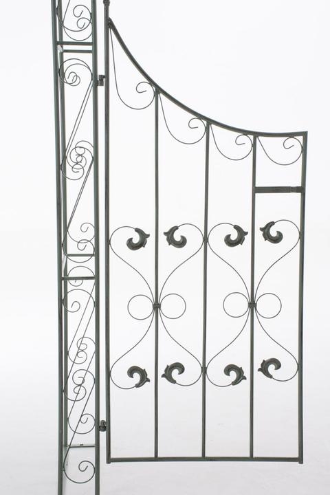 Produktbild Swisshandel24 Rosenbogen m. Tor Sina, antik-grün (41.50 cm, 108.50 cm)